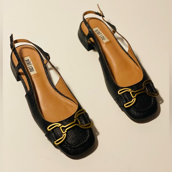 Anthropologie Shoes - Anthropologie Bibi Lou Pumps Shoe Black Patent Leather Preppy Size 38 New SZ 7.5